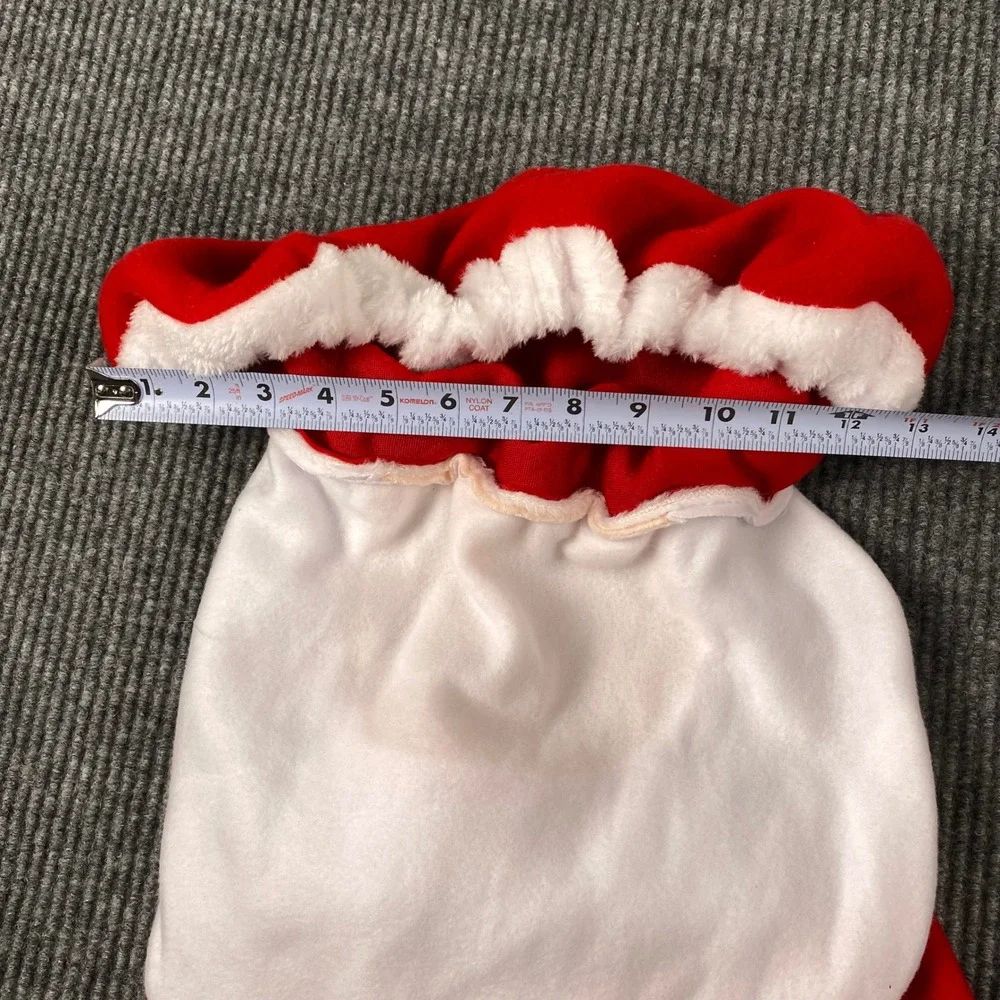 Santa Claus Christmas Toilet Seat and Tank Cover Set Red Holiday Bathroom Decor